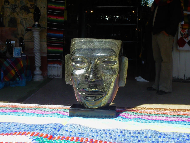 Maske des Sonnengottes, olmekenartige facies