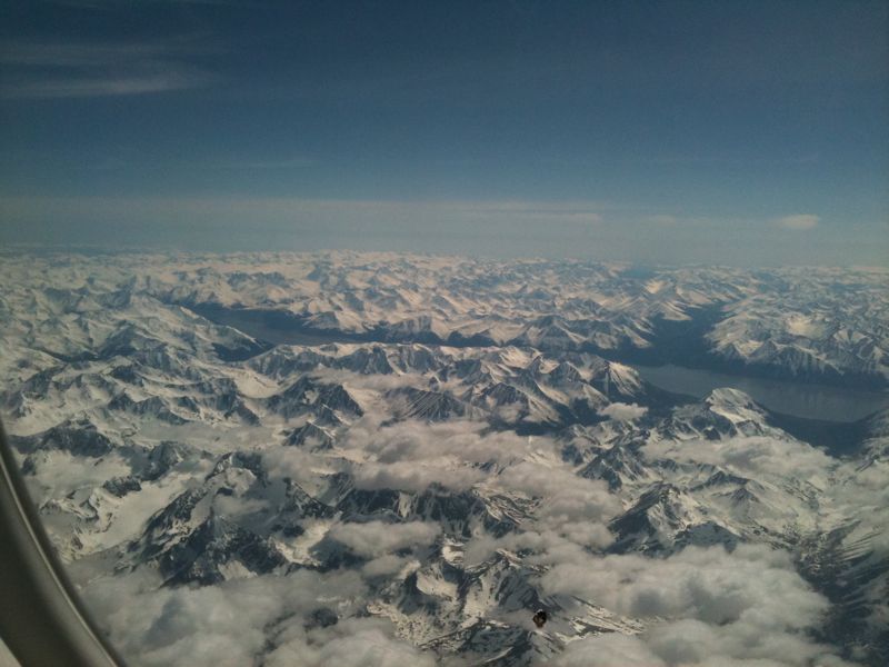 Zwischen Anchorage und Vancouver. ber den Wolken (Reinhard Mey)