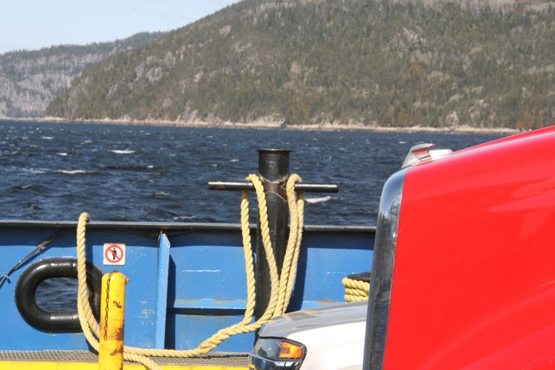 ... und auf den Lawrence-Zufluss Rivire Saguenay
