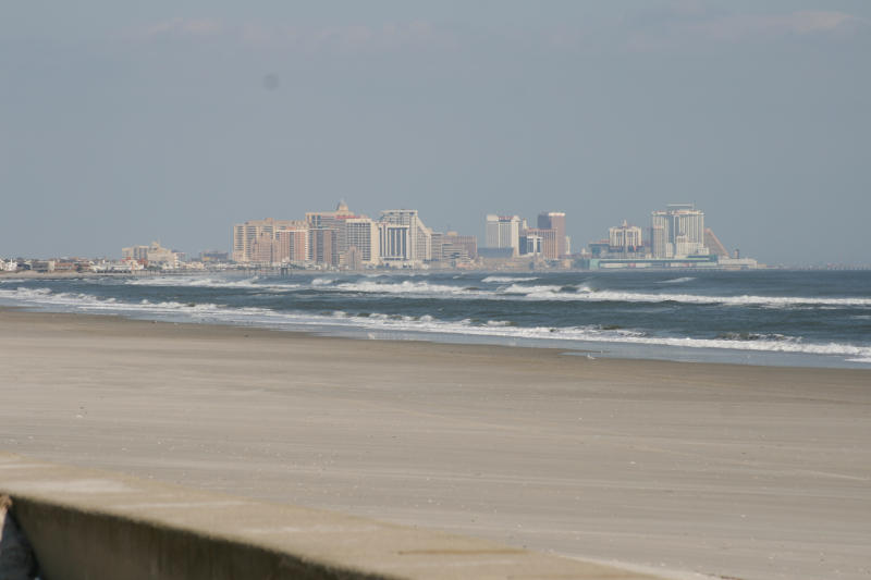 endloser Sandstrand vor Atlantic City