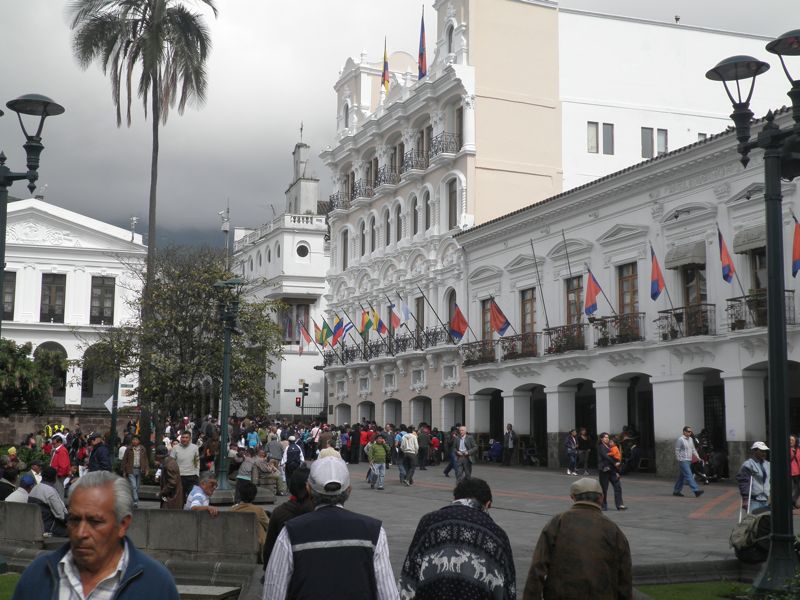 Plaza de Independencia, der Hauptplatz im historischen Viertel