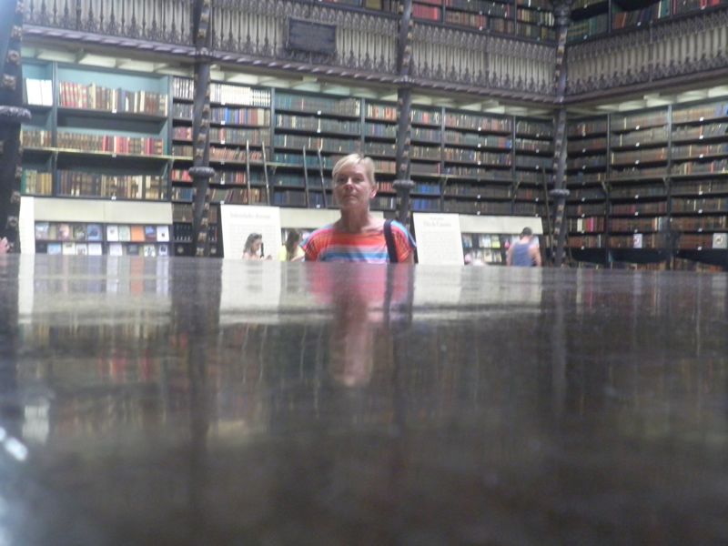 Die Bibliothek, ein Geschenk der Portugiesen an Brasilien.