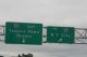 da teilt sie sich, die I-90: rechts sind es 150 miles bis New York, links 170 bis Boston