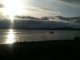 Blick aus dem Hotelzimmer auf die Kachemak Bay, abends gegen 22 Uhr.