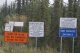 mile 175: Hinweise auf bowhunting, service, restrictions in Prudhoe Bay