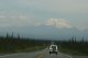 Glenn Hwy. Blick auf den Wrangell Mountain