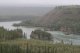 Zurck auf dem Klondike Hgw, hier die Five Finger Rapids im Yukon River, eine fr Flosse gefhrliche Duchgangsstelle